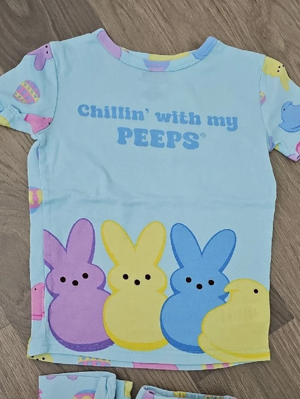 Disney Stitch And Peeps Kids Unisex Holiday Pajamas